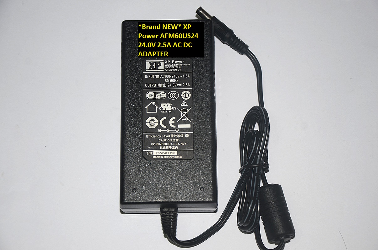 *Brand NEW* XP Power AC100-240V AFM60US24 24.0V 2.5A AC DC ADAPTER